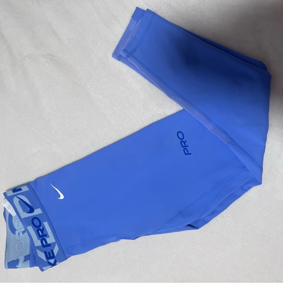Nike Pants - Nike Pro Blue Legging